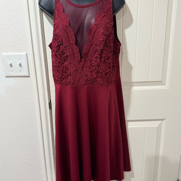 Grace Karin Dresses & Skirts - Grace Karin Red Halter A-Line Mini Dress